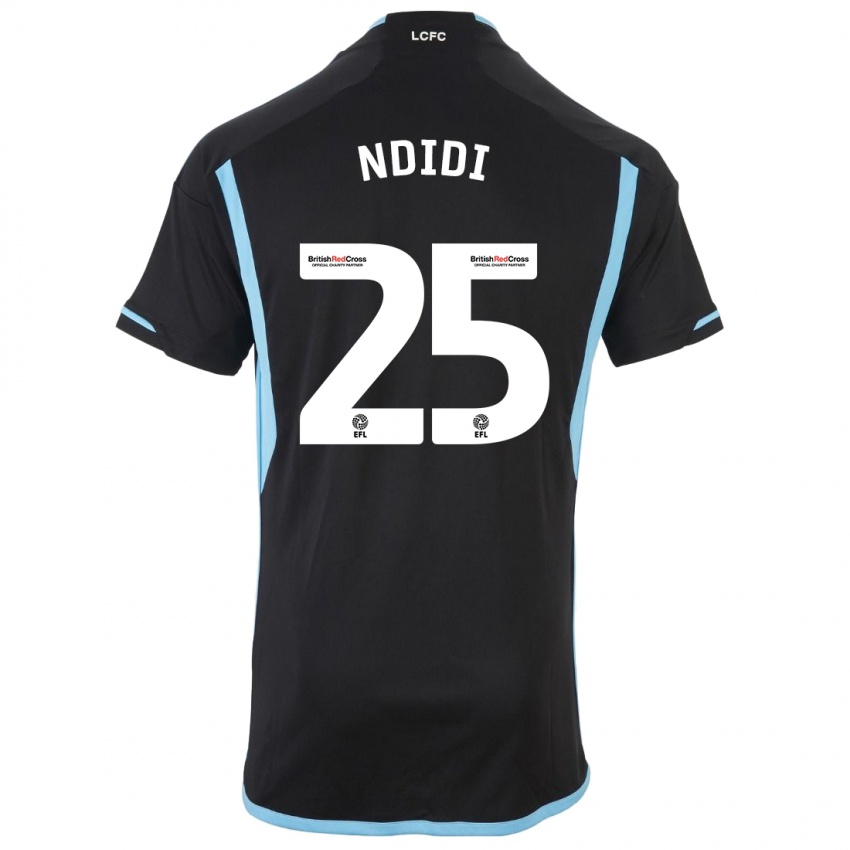 Niño Camiseta Wilfred Ndidi #25 Negro 2ª Equipación 2023/24 La Camisa México