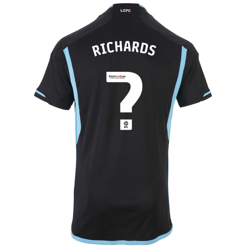 Niño Camiseta Amani Richards #0 Negro 2ª Equipación 2023/24 La Camisa México