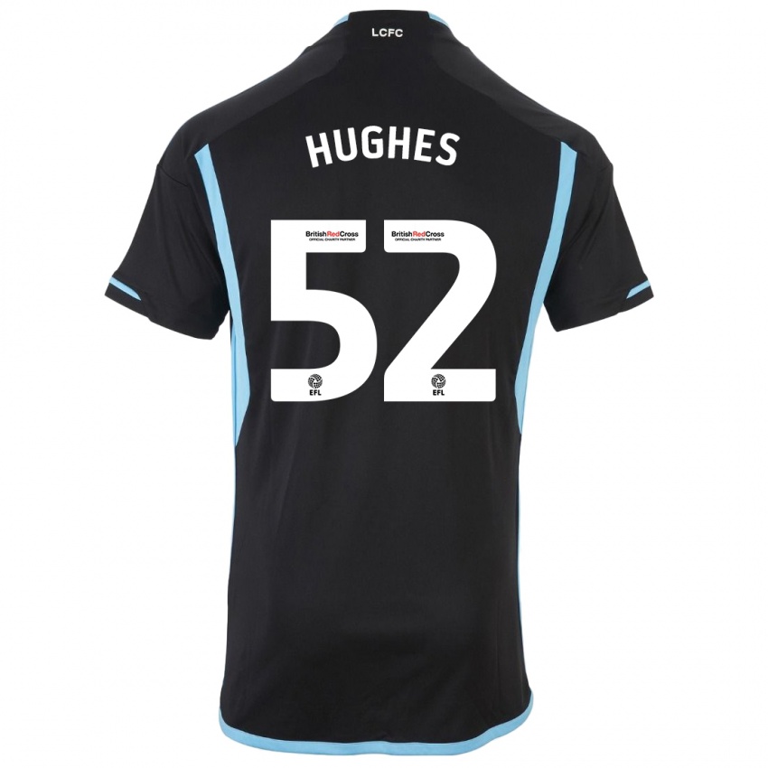 Niño Camiseta Iestyn Hughes #52 Negro 2ª Equipación 2023/24 La Camisa México