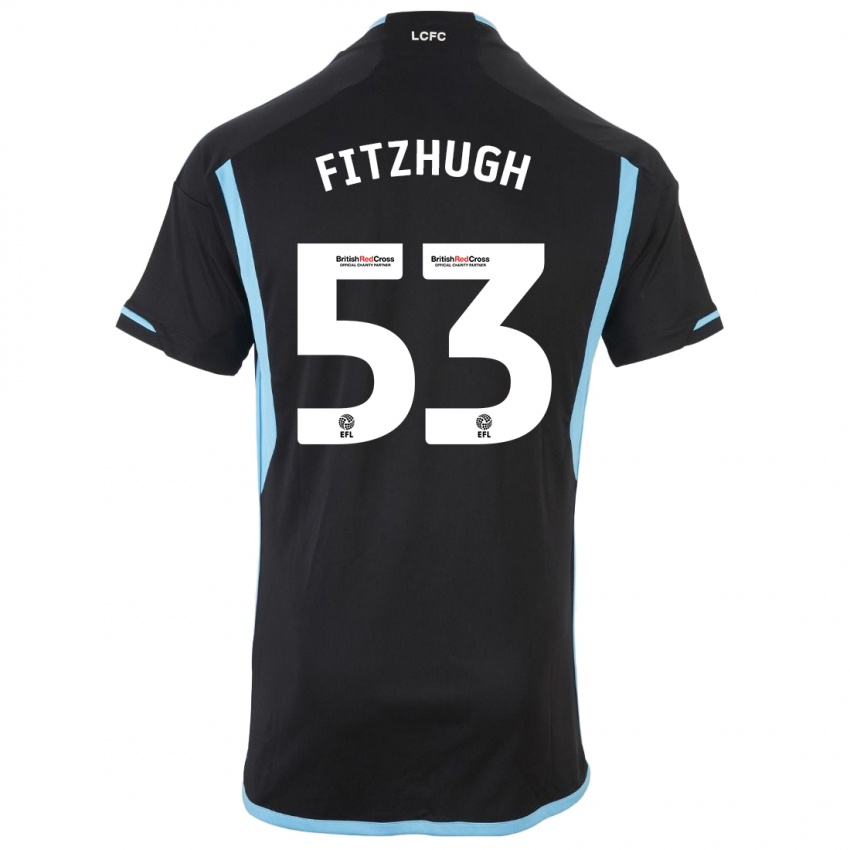 Niño Camiseta Ethan Fitzhugh #53 Negro 2ª Equipación 2023/24 La Camisa México