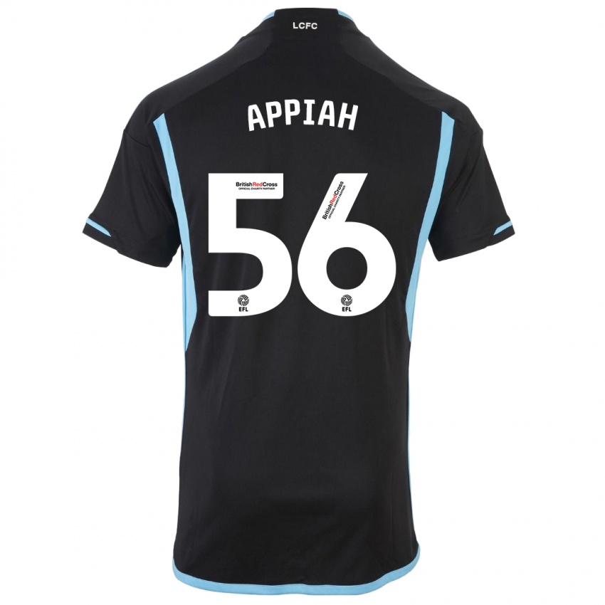 Niño Camiseta Paul Appiah #56 Negro 2ª Equipación 2023/24 La Camisa México