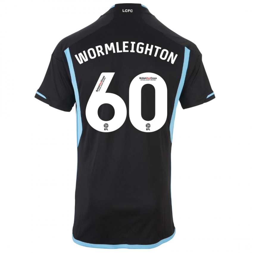 Niño Camiseta Joe Wormleighton #60 Negro 2ª Equipación 2023/24 La Camisa México