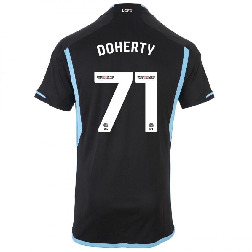 Niño Camiseta Arlo Doherty #71 Negro 2ª Equipación 2023/24 La Camisa México