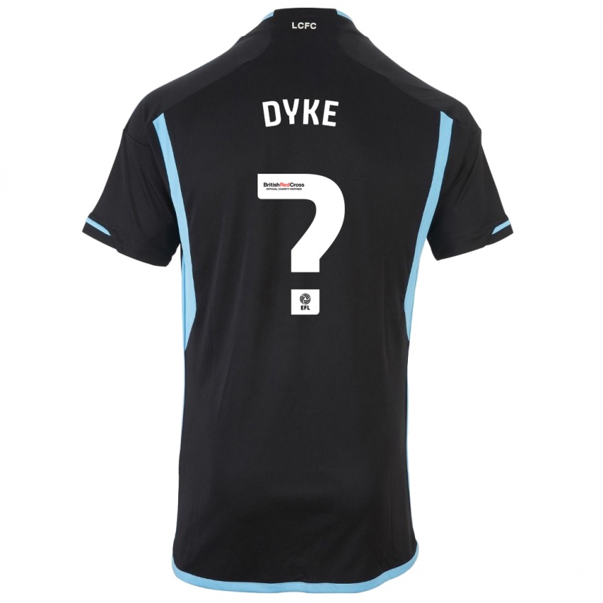 Niño Camiseta Kaleb Dyke #0 Negro 2ª Equipación 2023/24 La Camisa México