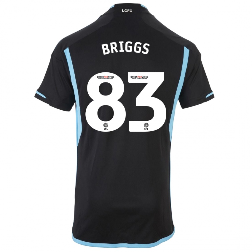 Niño Camiseta Logan Briggs #83 Negro 2ª Equipación 2023/24 La Camisa México