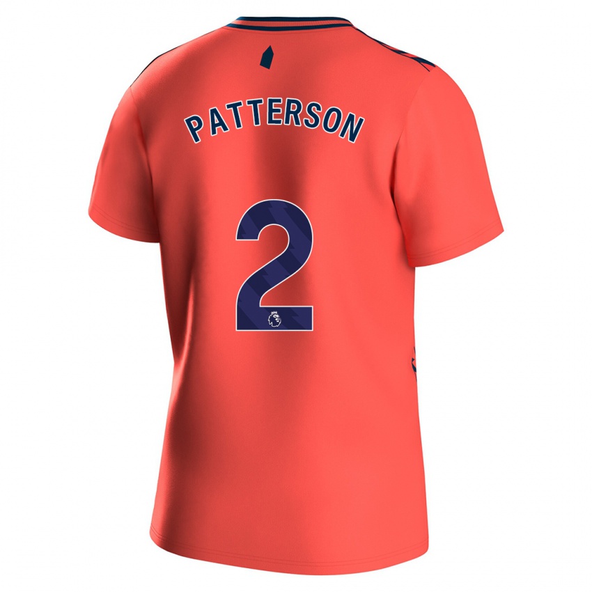 Niño Camiseta Nathan Patterson #2 Coralino 2ª Equipación 2023/24 La Camisa México