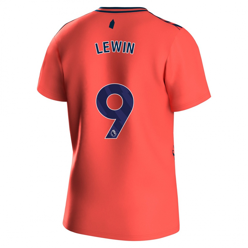 Niño Camiseta Dominic Calvert-Lewin #9 Coralino 2ª Equipación 2023/24 La Camisa México