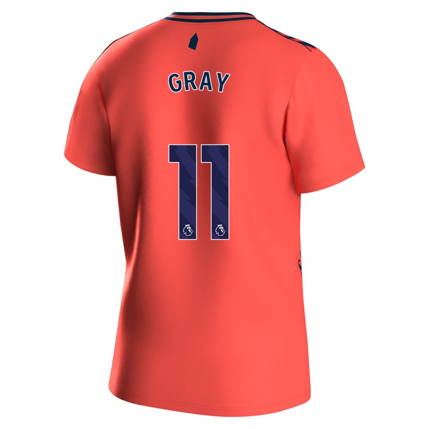 Niño Camiseta Demarai Gray #11 Coralino 2ª Equipación 2023/24 La Camisa México