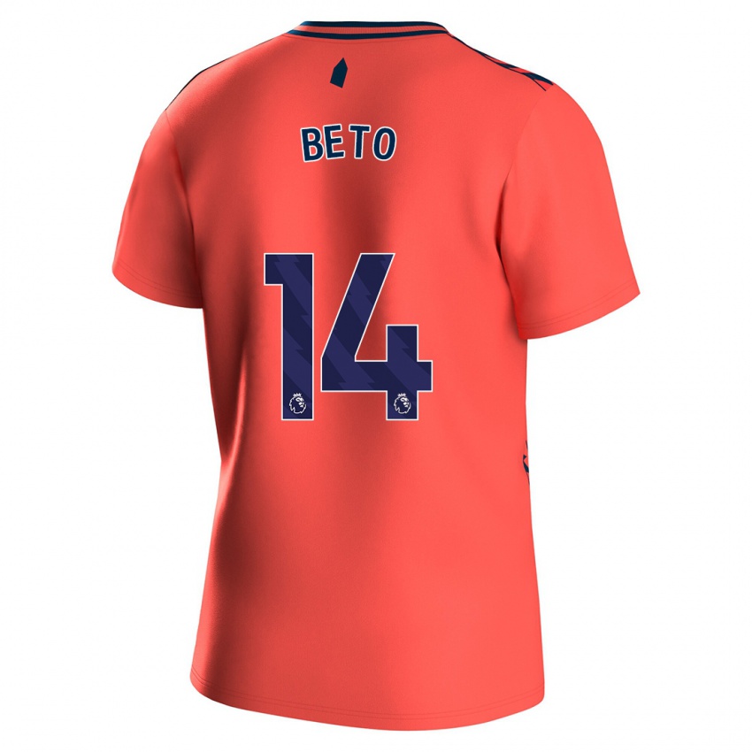 Niño Camiseta Beto #14 Coralino 2ª Equipación 2023/24 La Camisa México