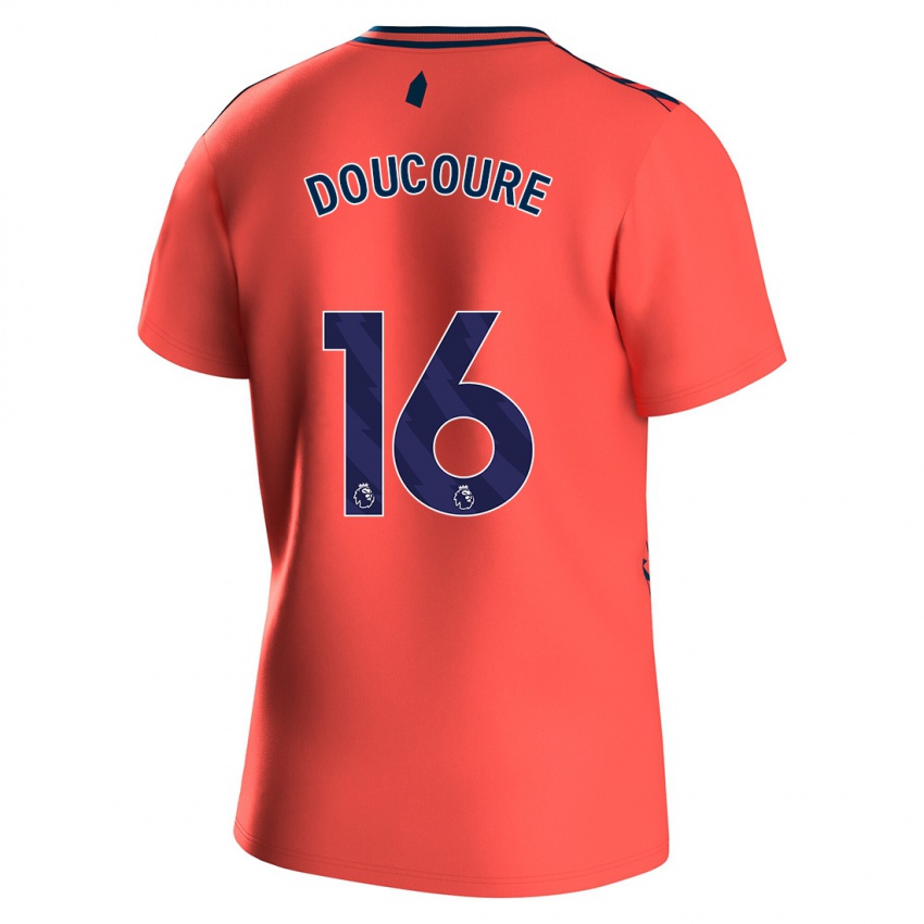Niño Camiseta Abdoulaye Doucouré #16 Coralino 2ª Equipación 2023/24 La Camisa México