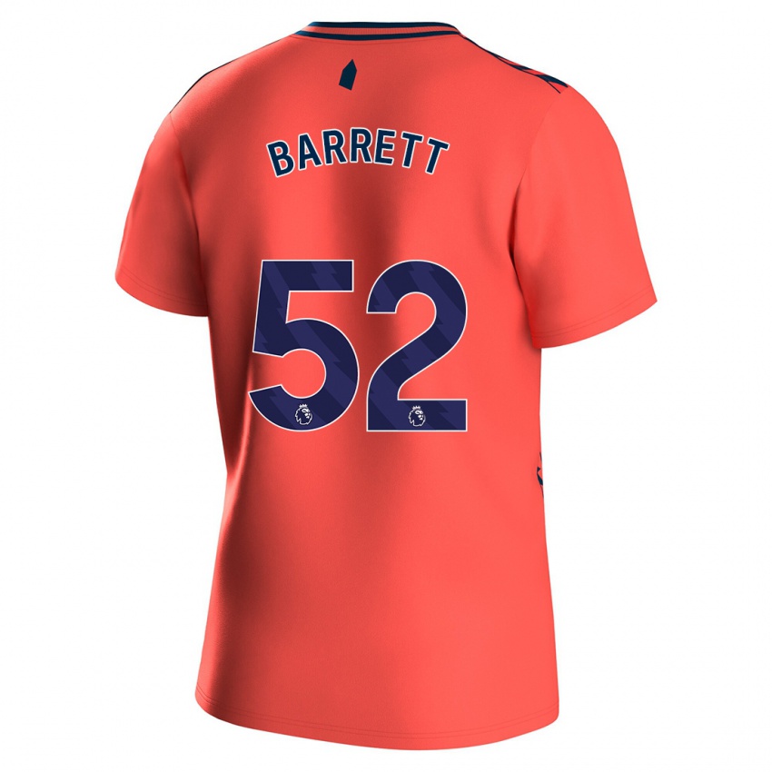 Niño Camiseta Jack Barrett #52 Coralino 2ª Equipación 2023/24 La Camisa México