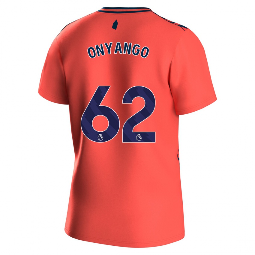 Niño Camiseta Tyler Onyango #62 Coralino 2ª Equipación 2023/24 La Camisa México