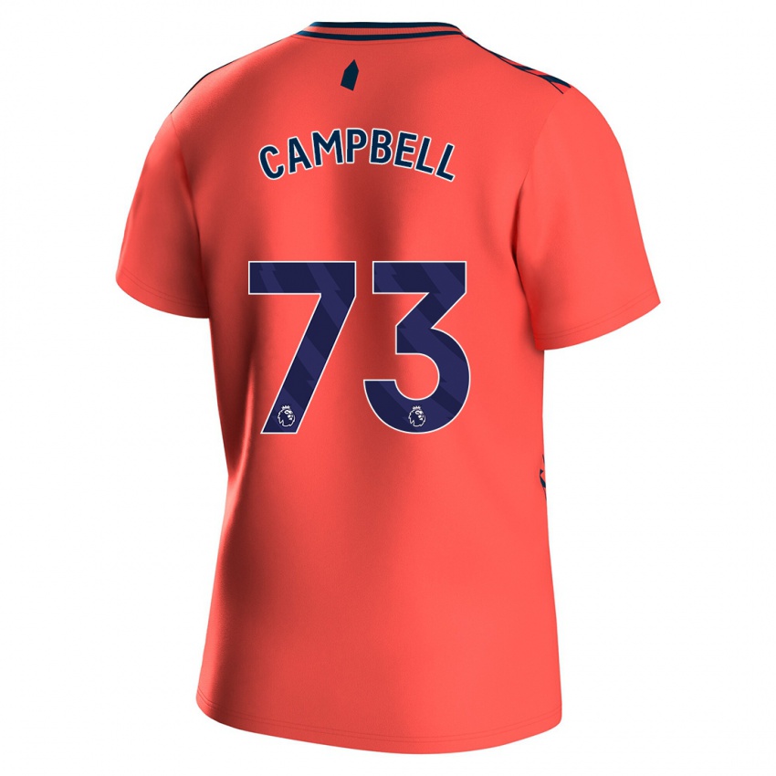 Niño Camiseta Elijah Campbell #73 Coralino 2ª Equipación 2023/24 La Camisa México