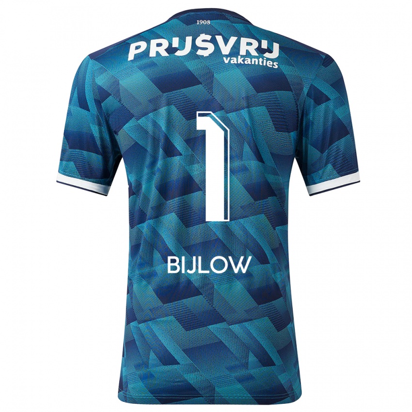 Niño Camiseta Justin Bijlow #1 Azul 2ª Equipación 2023/24 La Camisa México
