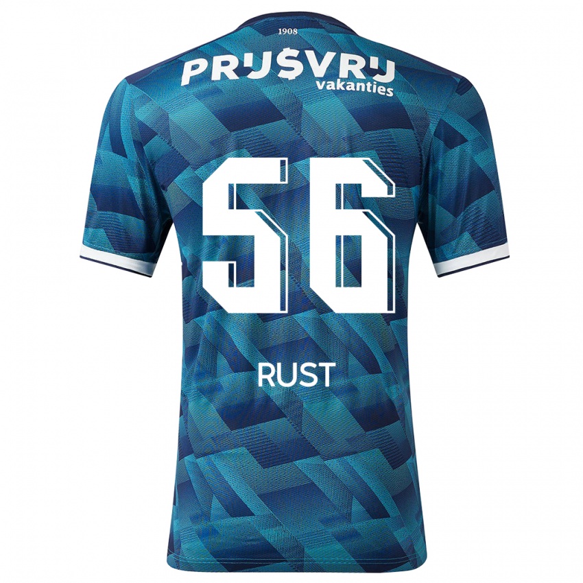 Niño Camiseta Fabiano Rust #56 Azul 2ª Equipación 2023/24 La Camisa México