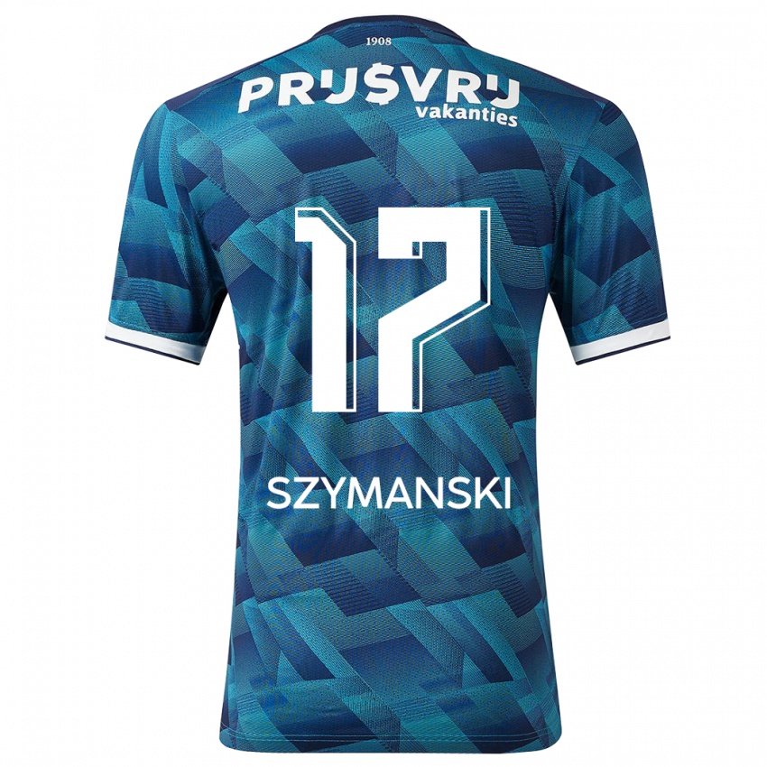 Niño Camiseta Sebastian Szymanski #17 Azul 2ª Equipación 2023/24 La Camisa México