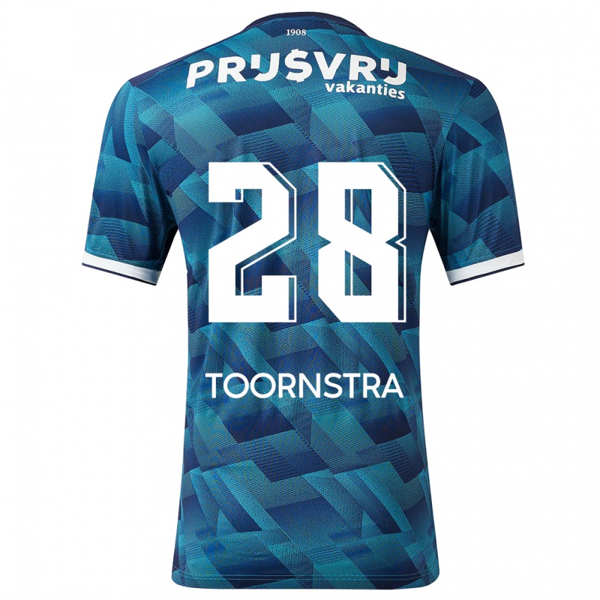 Niño Camiseta Jens Toornstra #28 Azul 2ª Equipación 2023/24 La Camisa México