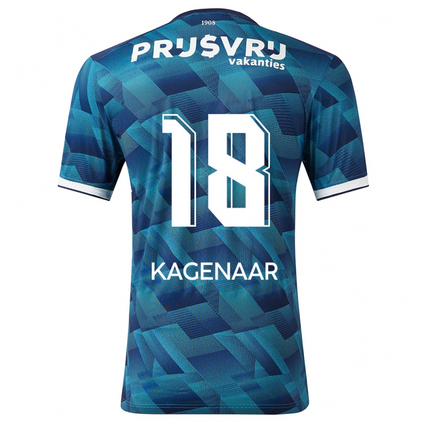 Niño Camiseta Isa Kagenaar #18 Azul 2ª Equipación 2023/24 La Camisa México