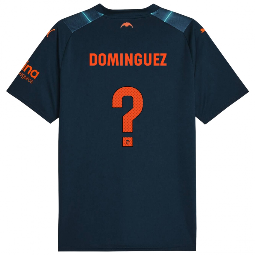 Niño Camiseta Mario Dominguez #0 Azul Marino 2ª Equipación 2023/24 La Camisa México