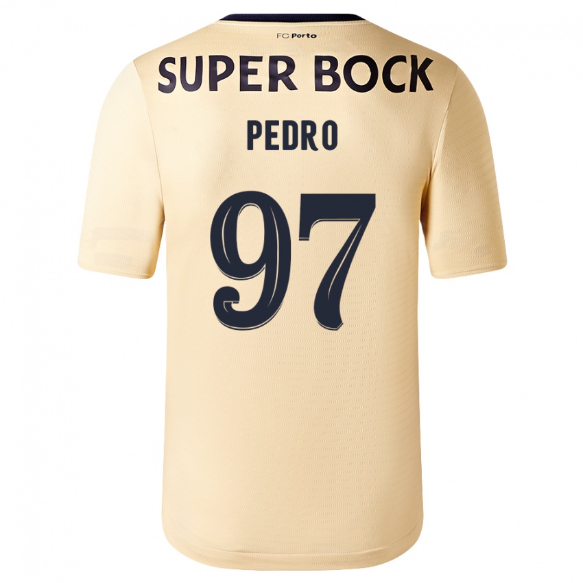 Niño Camiseta Zé Pedro #97 Beige-Dorado 2ª Equipación 2023/24 La Camisa México