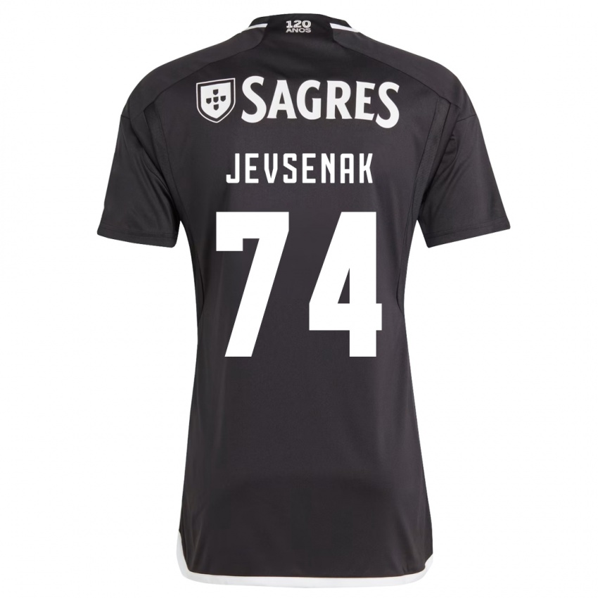Niño Camiseta Zan Jevsenak #74 Negro 2ª Equipación 2023/24 La Camisa México