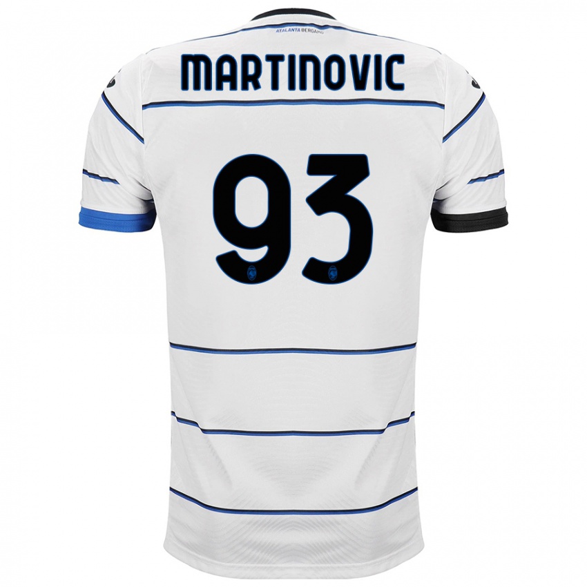 Niño Camiseta Melania Martinovic #93 Blanco 2ª Equipación 2023/24 La Camisa México