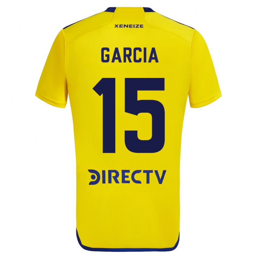 Niño Camiseta Ramiro Garcia #15 Amarillo 2ª Equipación 2023/24 La Camisa México