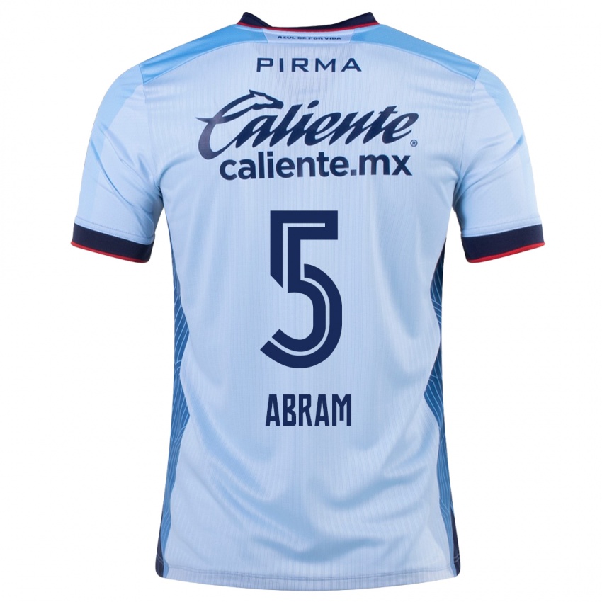 Niño Camiseta Luis Abram #5 Cielo Azul 2ª Equipación 2023/24 La Camisa México
