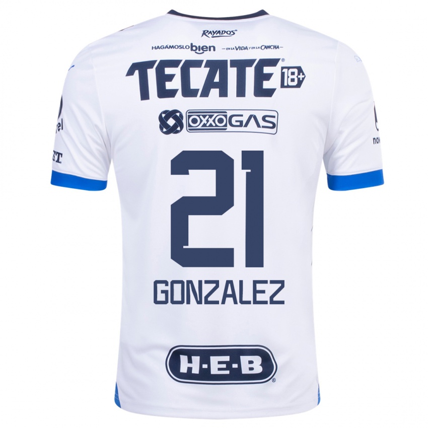 Niño Camiseta Arturo González #21 Blanco 2ª Equipación 2023/24 La Camisa México