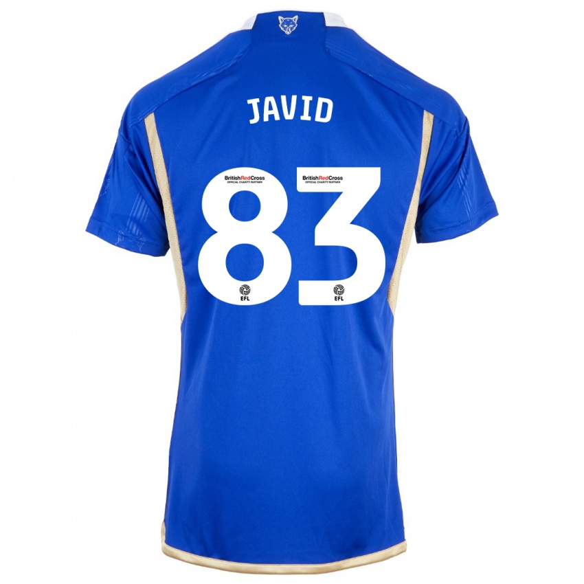 Hombre Camiseta Abdullah Javid #83 Azul Real 1ª Equipación 2023/24 La Camisa México