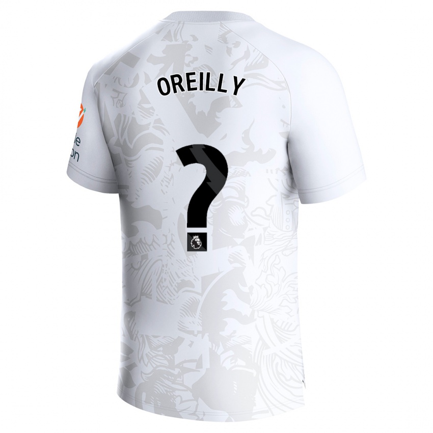 Hombre Camiseta Aaron Oreilly #0 Blanco 2ª Equipación 2023/24 La Camisa México