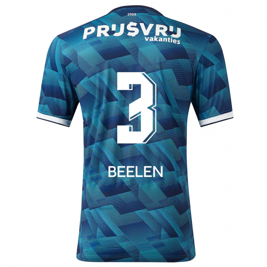 Hombre Camiseta Thomas Beelen #3 Azul 2ª Equipación 2023/24 La Camisa México