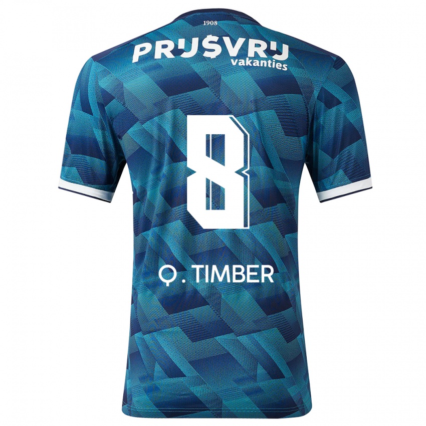 Hombre Camiseta Quinten Timber #8 Azul 2ª Equipación 2023/24 La Camisa México