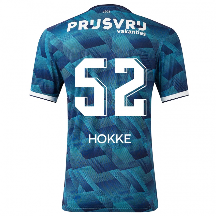 Hombre Camiseta Milan Hokke #52 Azul 2ª Equipación 2023/24 La Camisa México