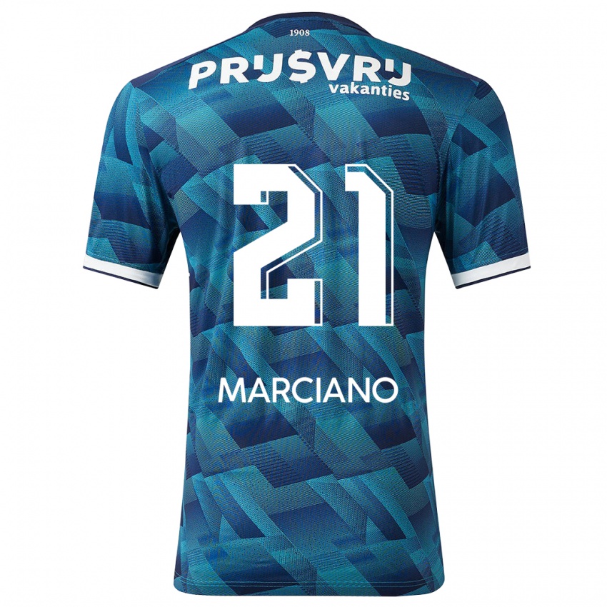 Hombre Camiseta Ofir Marciano #21 Azul 2ª Equipación 2023/24 La Camisa México
