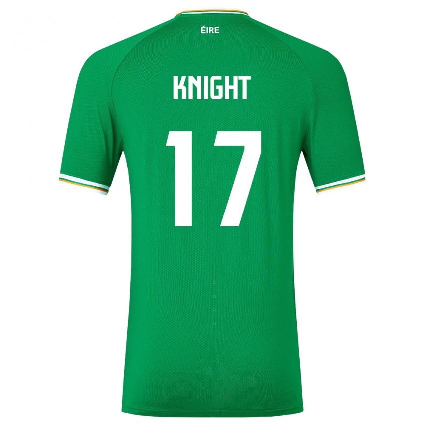 Niño Camiseta Irlanda Jason Knight #17 Verde 1ª Equipación 24-26 La Camisa México