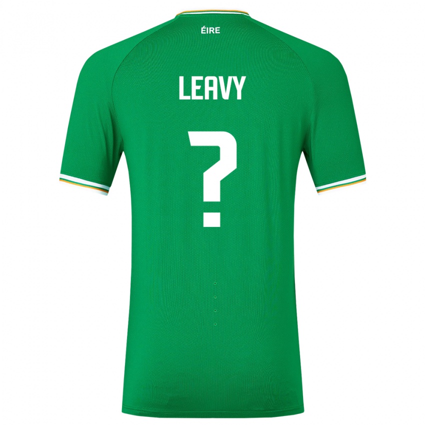 Niño Camiseta Irlanda Kian Leavy #0 Verde 1ª Equipación 24-26 La Camisa México