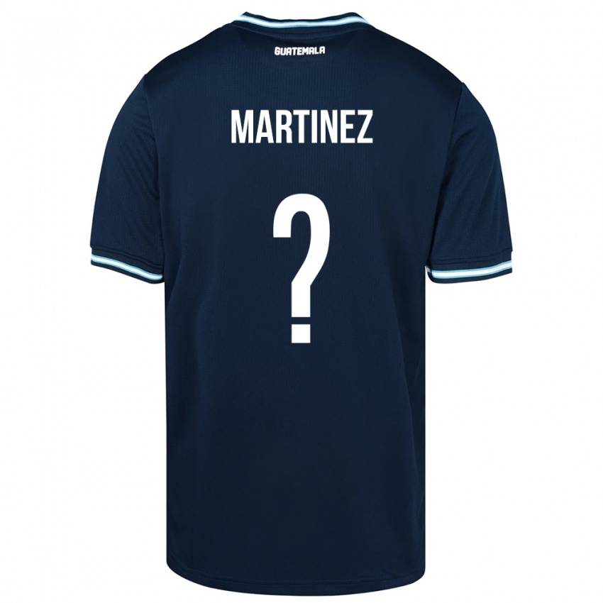 Hombre Camiseta Guatemala José Carlos Martinez #0 Azul 2ª Equipación 24-26 La Camisa México