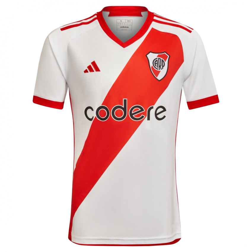 Niño Camiseta Alexis Araujo #0 Blanco Rojo 1ª Equipación 2023/24 La Camisa México