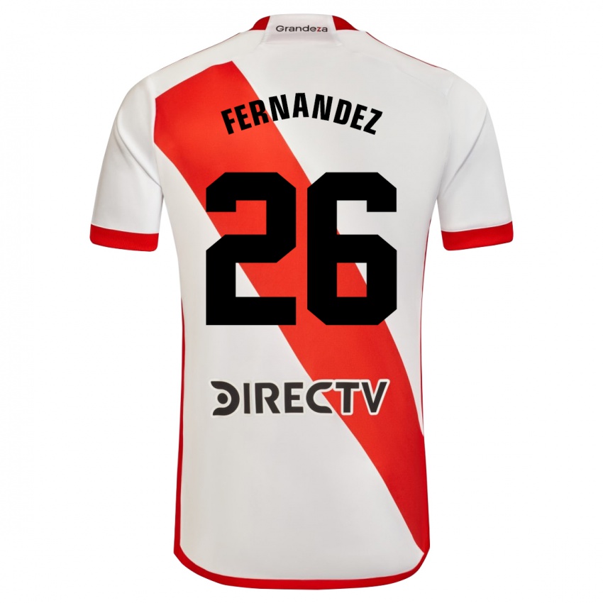 Niño Camiseta Nacho Fernández #26 Blanco Rojo 1ª Equipación 2023/24 La Camisa México