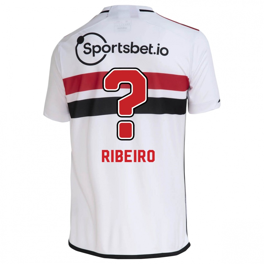 Niño Camiseta Thiago Ribeiro #0 Blanco 1ª Equipación 2023/24 La Camisa México