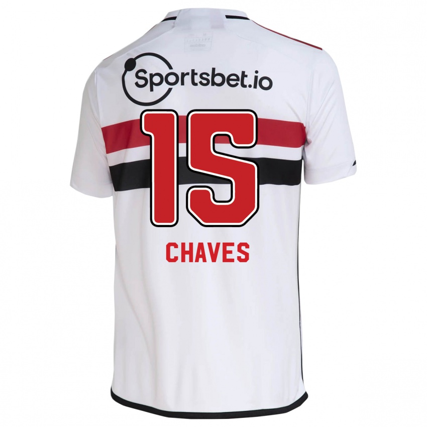 Niño Camiseta Carol Chaves #15 Blanco 1ª Equipación 2023/24 La Camisa México