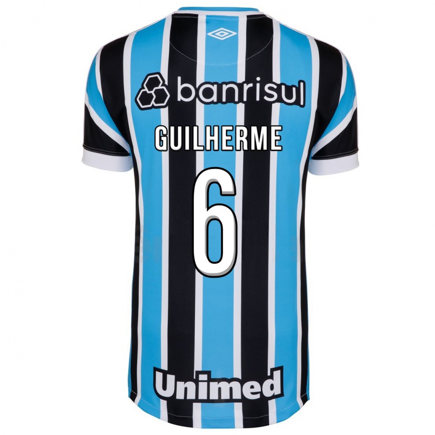 Niño Camiseta Zé Guilherme #6 Azul 1ª Equipación 2023/24 La Camisa México