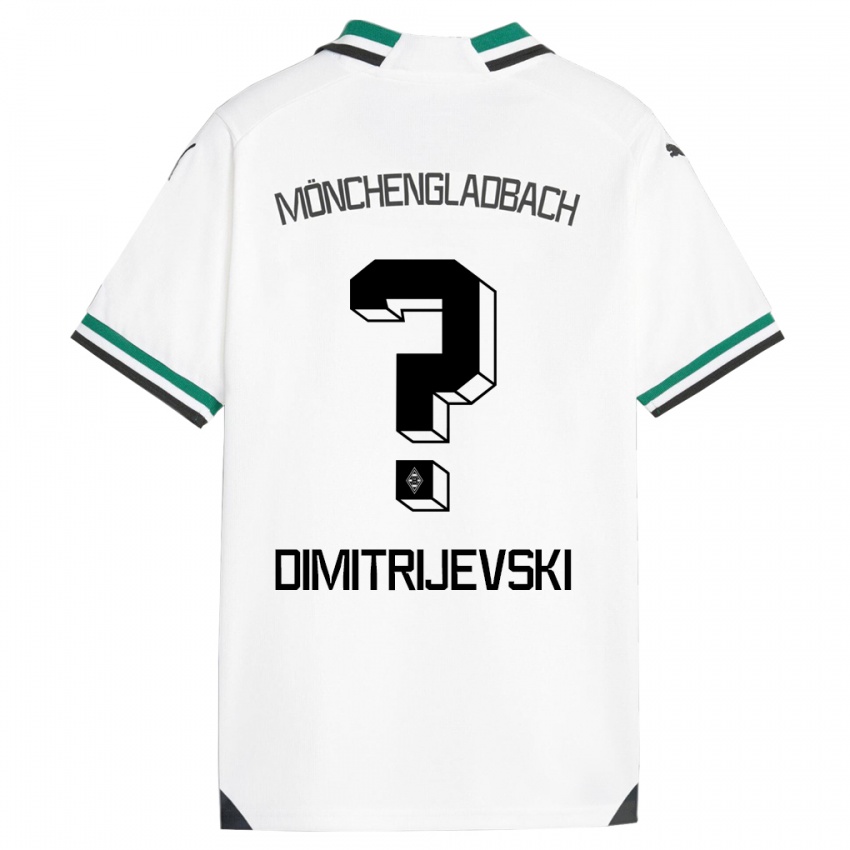 Niño Camiseta Maximilian Dimitrijevski #0 Blanco Verde 1ª Equipación 2023/24 La Camisa México