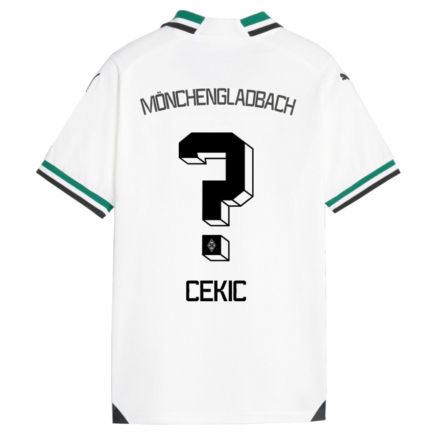 Niño Camiseta Adnan Cekic #0 Blanco Verde 1ª Equipación 2023/24 La Camisa México