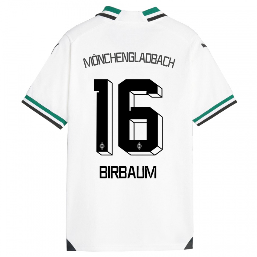 Niño Camiseta Anne Birbaum #16 Blanco Verde 1ª Equipación 2023/24 La Camisa México