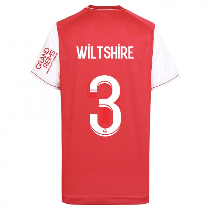 Niño Camiseta Tiernny Wiltshire #3 Rojo 1ª Equipación 2023/24 La Camisa México