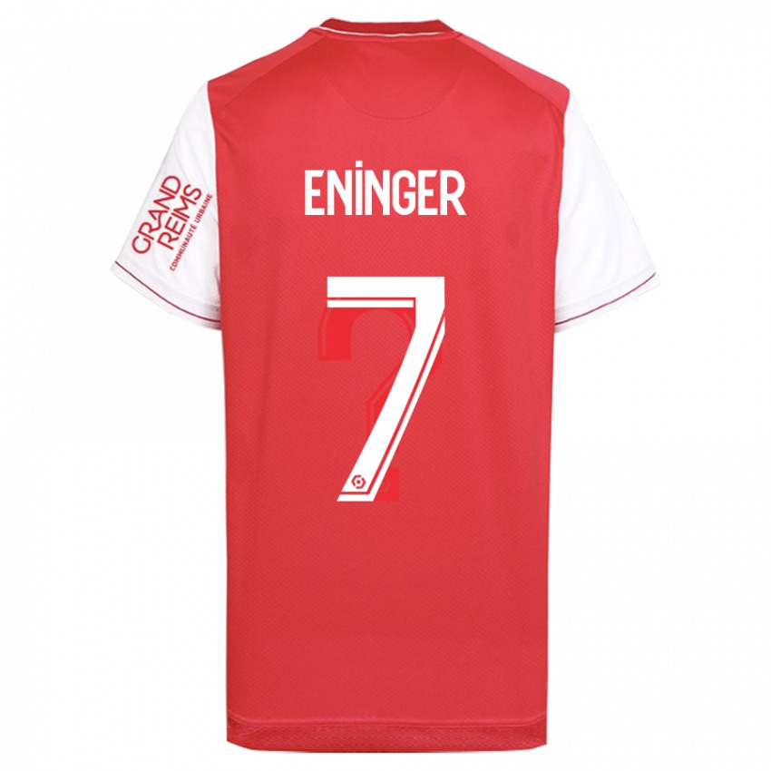 Niño Camiseta Thelma Eninger #7 Rojo 1ª Equipación 2023/24 La Camisa México