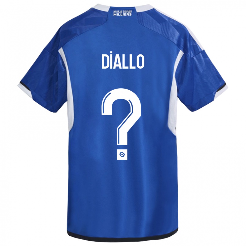 Niño Camiseta Zoumana Diallo #0 Azul 1ª Equipación 2023/24 La Camisa México
