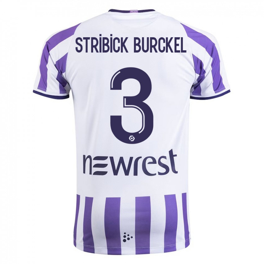 Niño Camiseta Laetitia Stribick-Burckel #3 Blanco 1ª Equipación 2023/24 La Camisa México